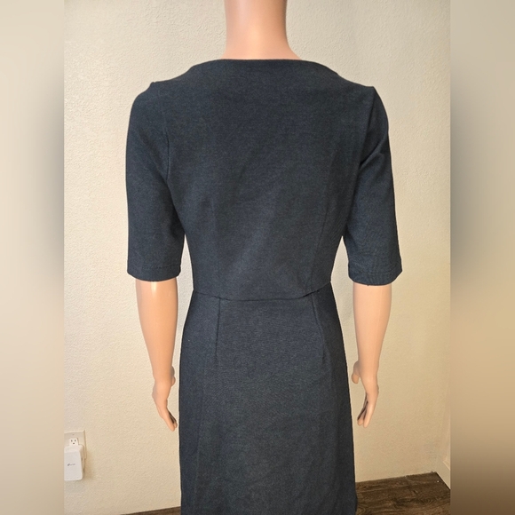 Boden Womens Short Sleeve Dress Swan Cotton Old Navy Size 6R - Picture 12 of 16